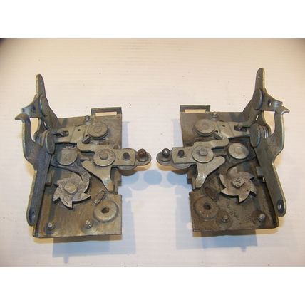 1964 DODGE POLARA 4D REAR DOOR STRIKER LATCH ASSY OEM PAIR BELVEDERE FURY