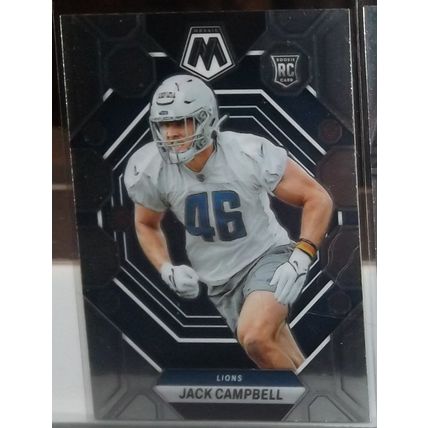 2023 Mosaic JACK CAMPBELL (Lions) Rookie Card #323