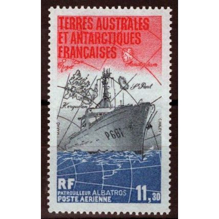 FSAT TAAF C83 MNH Patrol Boat Albatross Ships ZAYIX FSA-S0222M