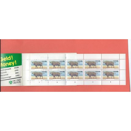 South West Africa stamps. 1985 12c Buffalo booklet MNH (AH164)