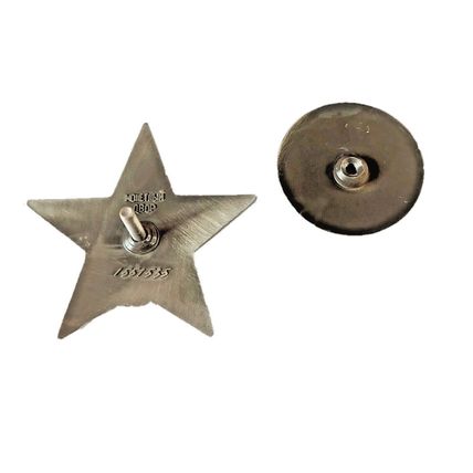 Order of The Red Star Soviet Russian WW2 Badge USSR Military Repro Screw BA72