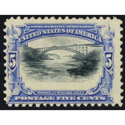 297, MNH 5¢ With a HUGE Vignette Color Shift Error * Stuart Katz