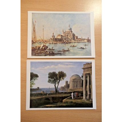Postcard: 2 x National Gallery. Cards 1160 & 1167