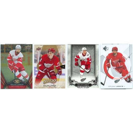 Dylan Larkin 18x card lot incl Playing Cards