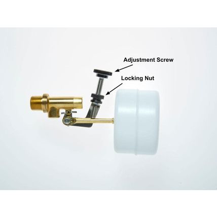 Float Tec Letro Pentair T26 EZ Adjustment Brass Float Valve 3/8" NPT Male Thread