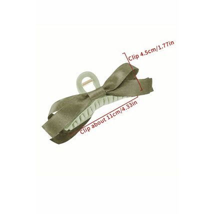 Mist Green Bow Decor Large Hair Claw Clip