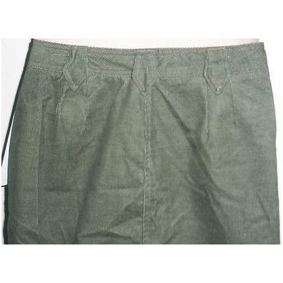 Columbia Green Corduroy Skirt River Resort