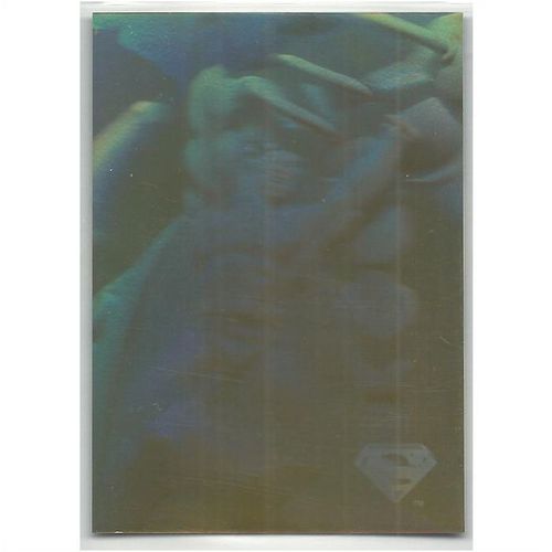 SUPERMAN HOLO SERIES ' GOLD series ' card # 10 ( 1996 )