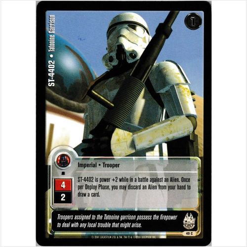 Star Wars Jedi Knights TCG - #49 - ST-4402 - Tatooine Garrison