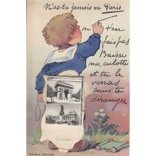 CARTE POSTALE - A systèmes - PARIS