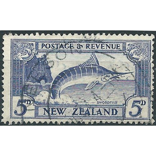 New Zealand 1936 SG584 5d Ultramarine Fine Used .. ..