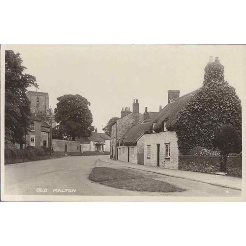 Great Britain Real Photo Postcard RP MINT EX c,1910 Old Maltan street scene