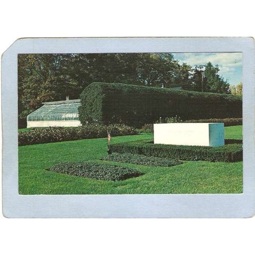 New York Hyde Park Gravesite Franklin D Roosevelt & Wife Eleanor ny_box4~2170