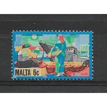 Malta.SG672 6c Fishing.Fine Used.Jan20