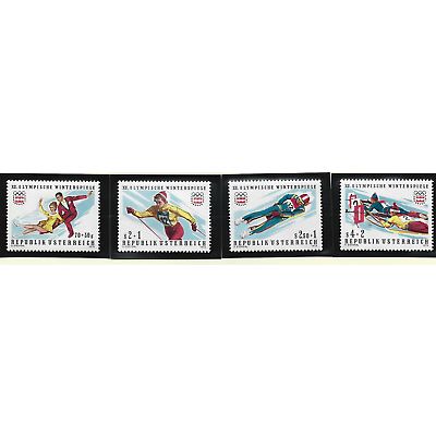 Austria Stamps Scott #B335 To B338, Used