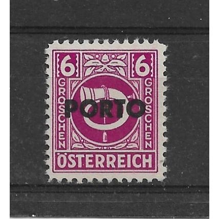 Austria.D958 6g Posthorn (Purple).Mounted Mint.Aug22