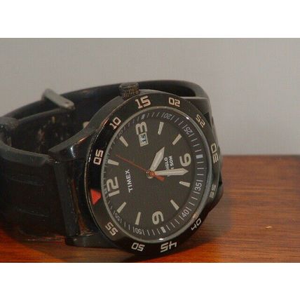Pre-Owned Men’s Black Timex Date Sports Analog Watch