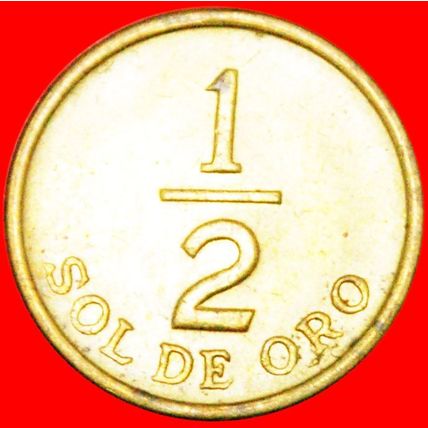 CORNUCOPIA: PERU ★ 1/2 SOL DE ORO 1976!★LOW START★NO RESERVE