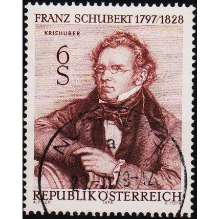 Austria. 1978 6s (Schubert) S.G.1822 Used