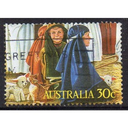 Australia 1986 Christmas - The Shepherds 30c Used (ex M/S)