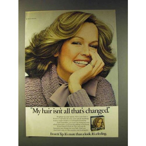 1976 Clairol Frost & Tip Haircolor Ad - My Hair