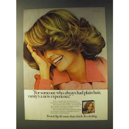 1976 Clairol Frost & Tip Haircolor Ad - Plain Hair