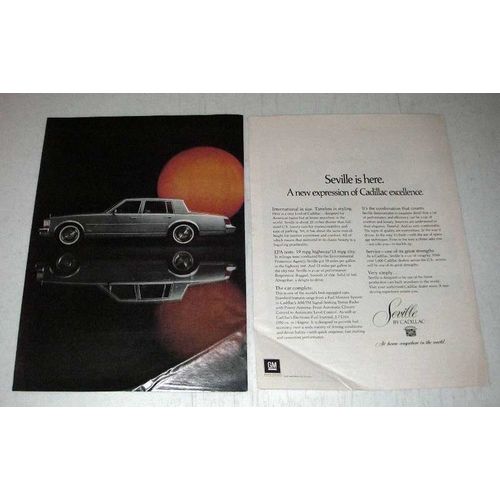 1976 Cadillac Seville Car Ad - Expression of Excellence