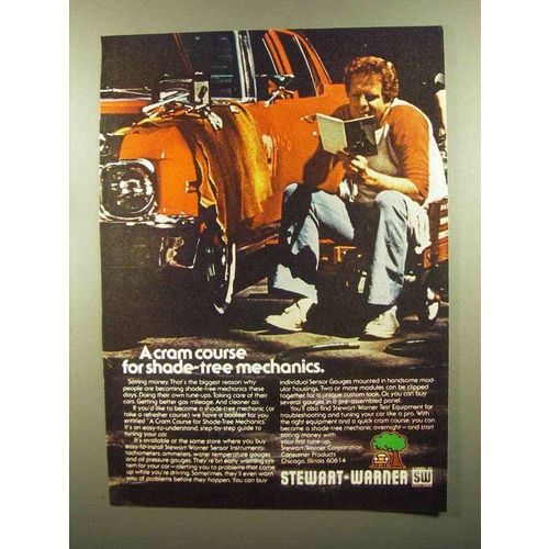 1978 Stewart-Warner Instruments Ad - A Cram Course