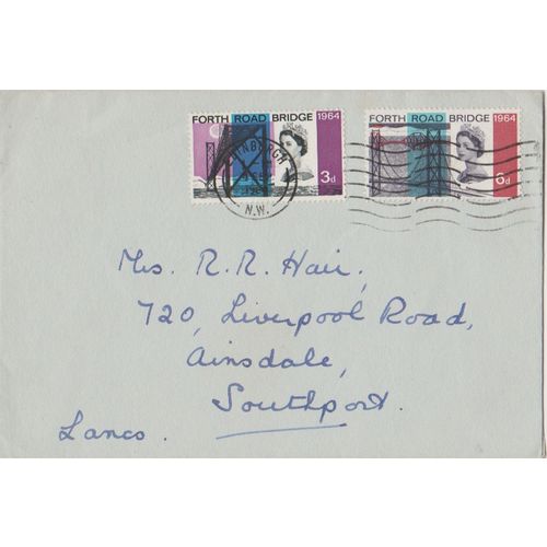 GB 1964 Forth Bridge issues on cover with Edinburgh pm see rest