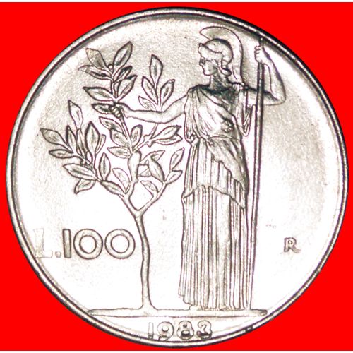 GODDESS MINERVA (1954-1989): ITALY ★ 100 LIRE 1983R! LOW START★NO RESERVE!