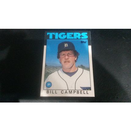 1986 Topps Traded Card # 017T Bill Campbell Excellent (5) Detroit Tigers