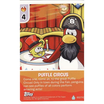 Disney Club Penguin Water First Wave 60/110 Puffle Circus