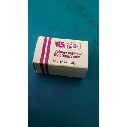 RS 305-377 5V 600mA regulator MVR-5V (2021)