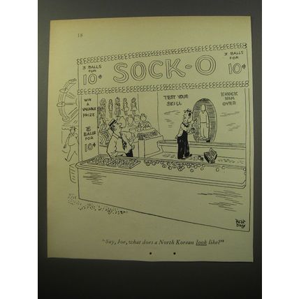1950 Cartoon by Robert Day - Say, Joe, what does a North Korean look like?