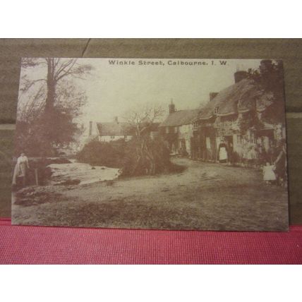 WINKLE STREET, CALBOURNE, ISLE OF WIGHT unused REPRO postcard =
