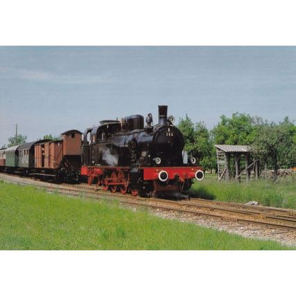 MECF Dampflokomotive Rebenbummler Bahnhof Bahlingen Postcard