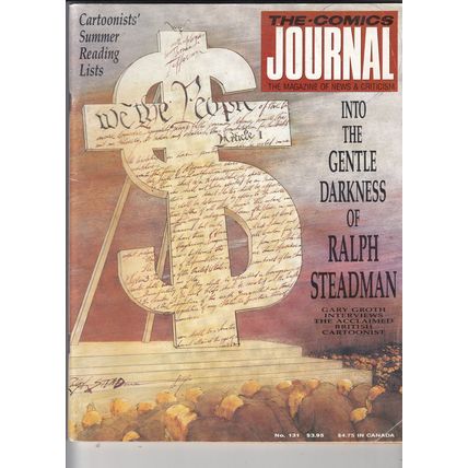 Comics Journal 131 - 1989 - Ralph Steadman - Fine/Very Fine