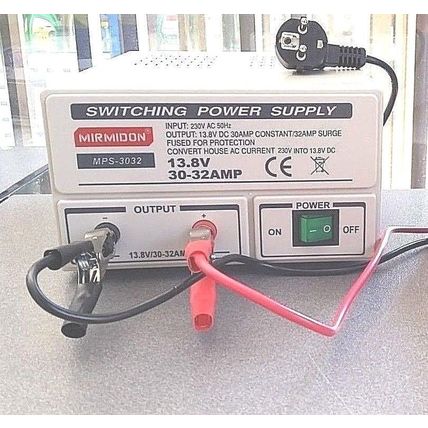 FUENTE DE ALIMENTACIÓN REGULADA SALIDA DE 13.8 VDC MAX 30 AMPERIOS DE 220V A 12V