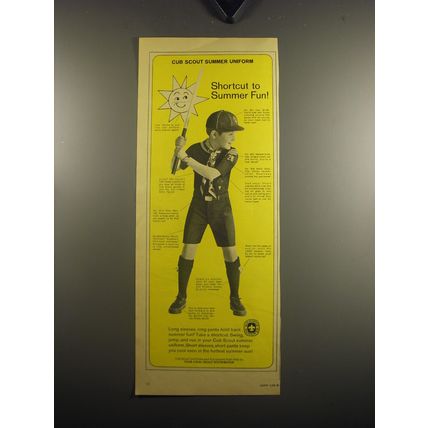 1970 Boy Scouts Uniforms Ad - Shortcut to Summer Fun