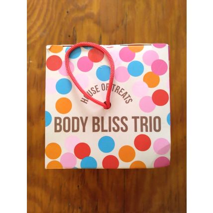 House Of Treats Body Bliss Trio Sugar Rose Bath Set - New!