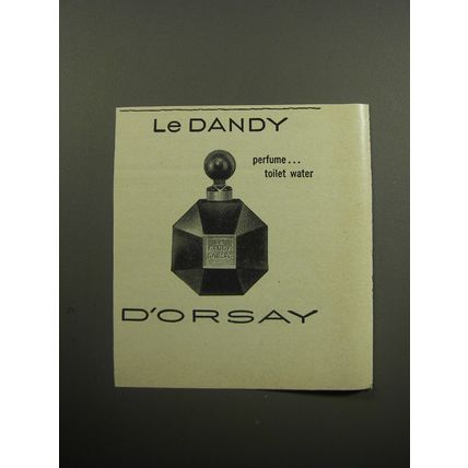 1957 D'Orsay Le Dandy Perfume Advertisement