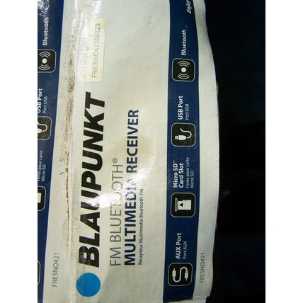 Blaupunkt FM Bluetooth Multimedia Receiver Radio