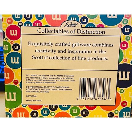 Scott's 2005 M&M's Brand Photo Picture Frame Gift #7846 Winter Holiday Ski Scene