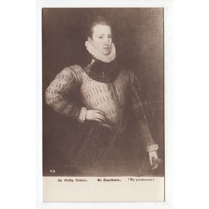 Sir Philip Sidney Art Postcard H H Camburn