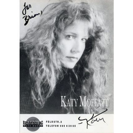 Katy Moffat Country Singer Management Company Hand Signed Photo
