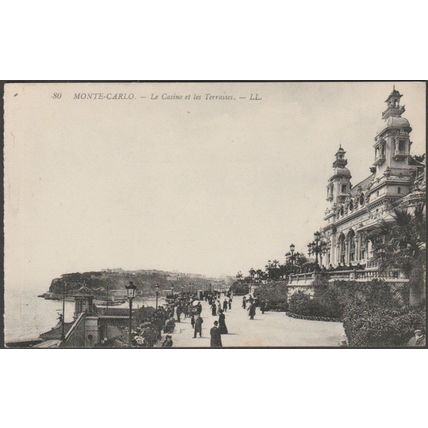 Le Casino et les Terrasses, Monte-Carlo, c.1910 - Lévy CPA LL80