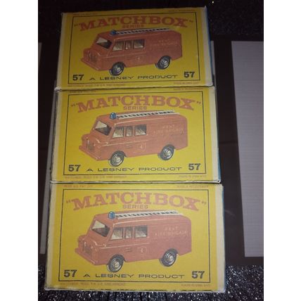 Matchbox - No57 Land Rover Fire Truck - Replica / Repro Box