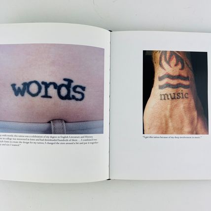 Body Type - Intimate Messages Etched in Flesh Hardcover by Ina Saltz Tattoo