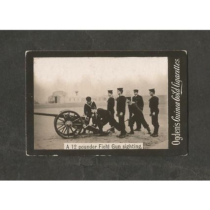 Ogdens Guinea Gold Boer War A 12 Pounder Field Gun Sighting #190