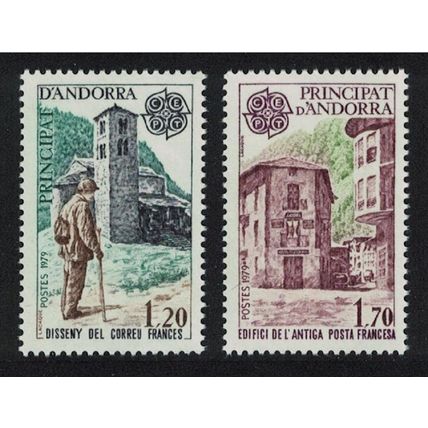 Andorra Fr. Post and Telecommunications Europa CEPT 2v 1979 MNH SG#F295-F296